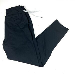 Vuori Ponto Performance Pant Size Large Heather Black Lounge Stretch V418